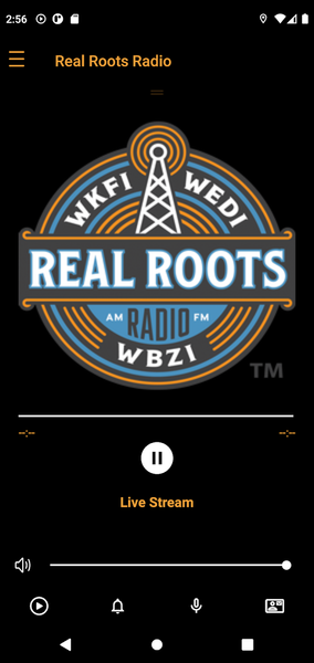 Real Roots Radio - Image screenshot of android app