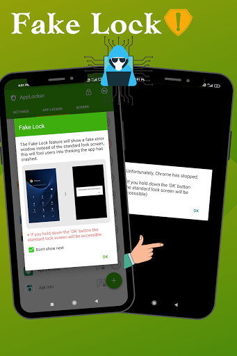 AppLocker-AppLock fingerprint, pattern - Image screenshot of android app