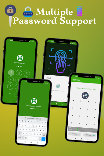 AppLocker-AppLock fingerprint, pattern - عکس برنامه موبایلی اندروید