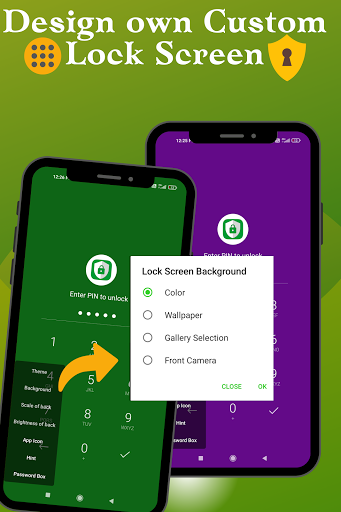 AppLocker-AppLock fingerprint, pattern - Image screenshot of android app