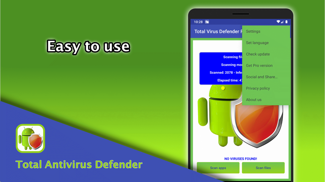 Total Antivirus Defender FREE - عکس برنامه موبایلی اندروید
