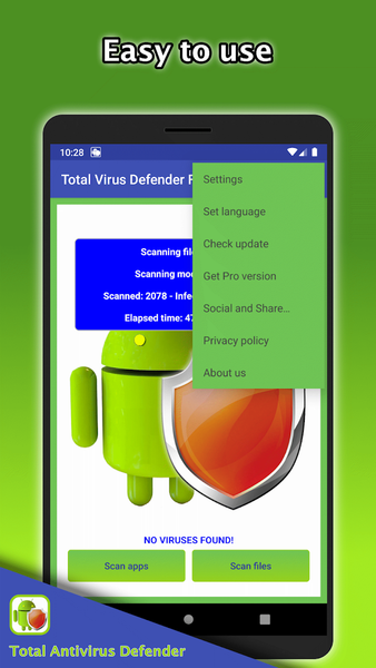 Total Antivirus Defender FREE - عکس برنامه موبایلی اندروید