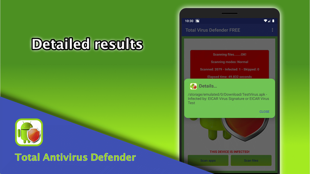 Total Antivirus Defender FREE - عکس برنامه موبایلی اندروید