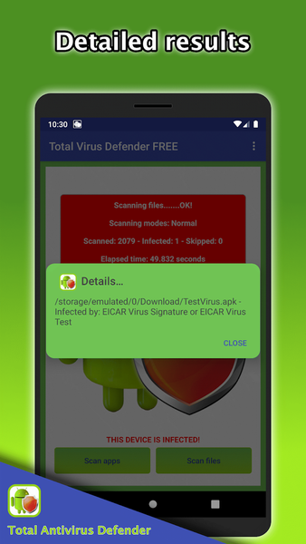Total Antivirus Defender FREE - عکس برنامه موبایلی اندروید