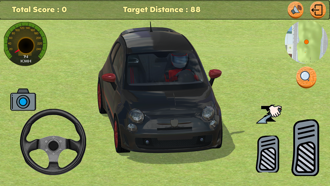 Sedan Car Race Simulator - Gameplay image of android game