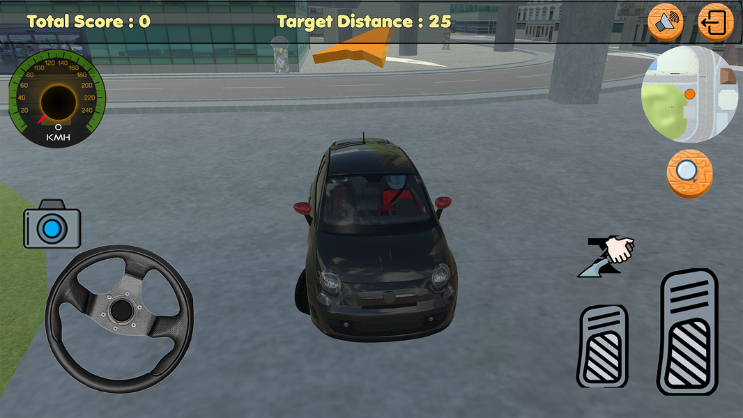Sedan Car Race Simulator - عکس بازی موبایلی اندروید