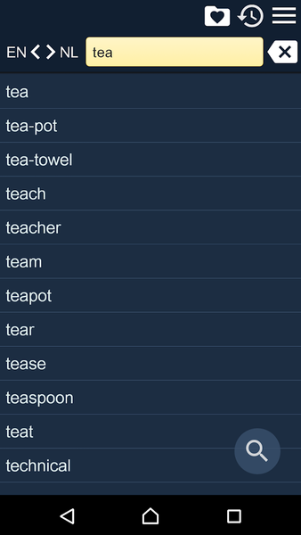 English Dutch Dictionary - عکس برنامه موبایلی اندروید