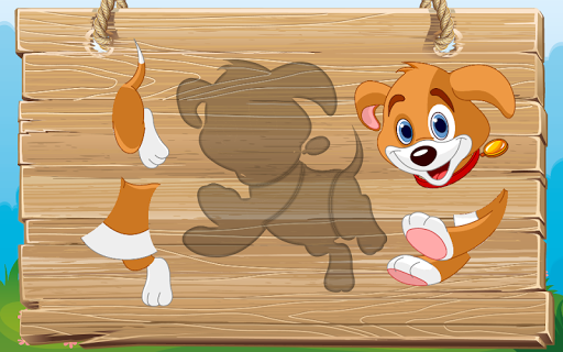 Puzzles for kids Farm Animals - Gameplay image of android game