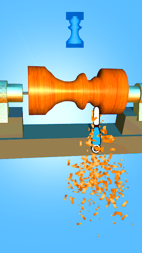 Wood Cutting - Wood Simulator Game - عکس بازی موبایلی اندروید