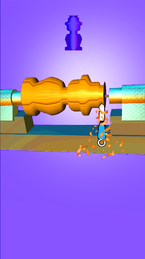 Wood Cutting - Wood Simulator Game - عکس بازی موبایلی اندروید