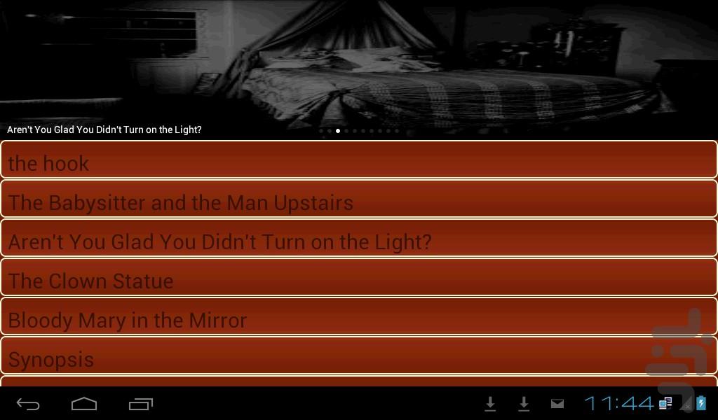 داستانهاى هيجان انگيز انگليسى - Image screenshot of android app