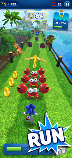 Sonic Dash - Endless Running - Gameplay image of android game