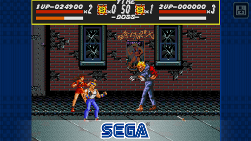 Streets of Rage Classic - Gameplay image of android game