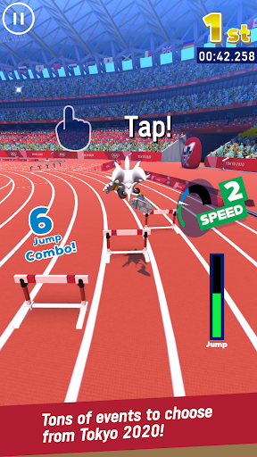 Sonic at the Olympic Games - Gameplay image of android game