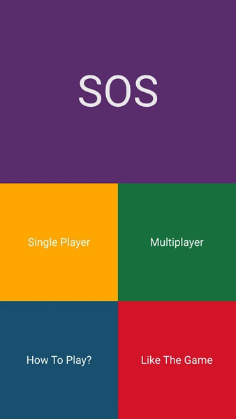 SOS GAME - Gameplay image of android game