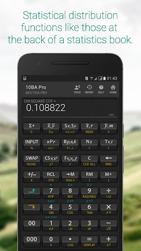 ۱۰BA Professional Financial Calculator - عکس برنامه موبایلی اندروید