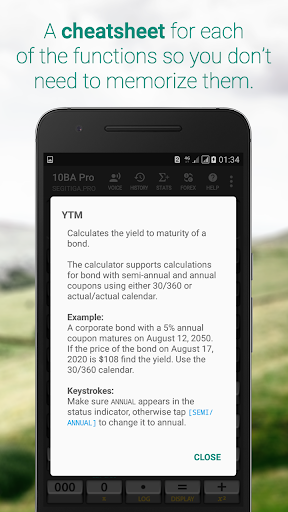 ۱۰BA Professional Financial Calculator - عکس برنامه موبایلی اندروید