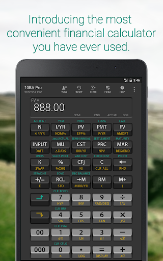 ۱۰BA Professional Financial Calculator - عکس برنامه موبایلی اندروید