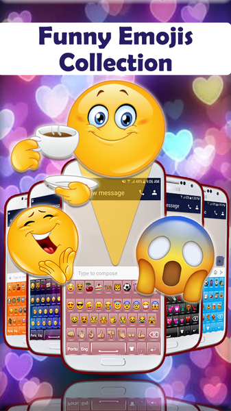 Portuguese Keyboard 2020 : Themes Emoji - Image screenshot of android app