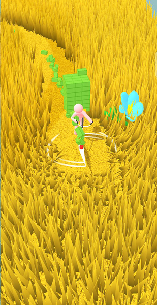 Grass Cut - Merge - Gameplay image of android game