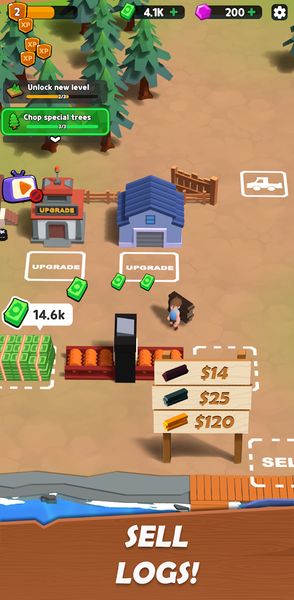 Lumber GO! - Gameplay image of android game