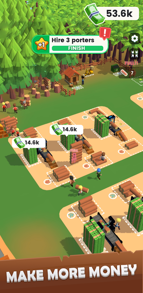 Lumber Inc - Gameplay image of android game