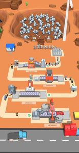 Mining Empire: Idle Metal Inc - Gameplay image of android game