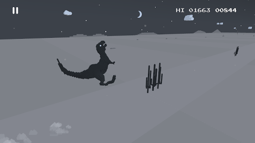 Dino T-Rex 3D Run - Gameplay image of android game