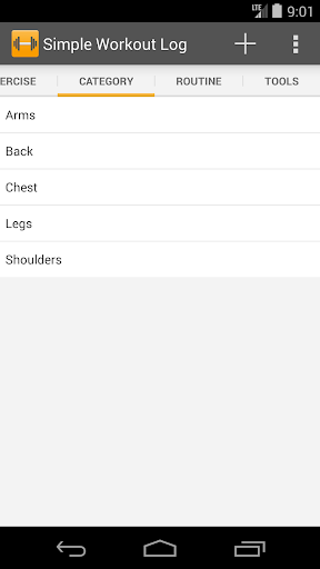 Simple Workout Log - عکس برنامه موبایلی اندروید