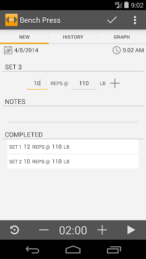 Simple Workout Log - عکس برنامه موبایلی اندروید