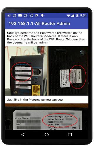 Router Settings: WiFi Password - عکس برنامه موبایلی اندروید