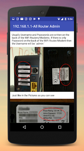 Router Settings: WiFi Password - عکس برنامه موبایلی اندروید