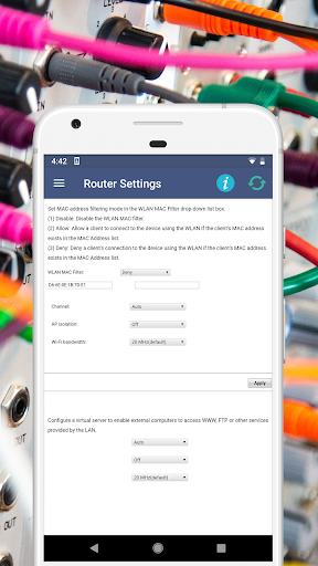 Router Settings: WiFi Password - عکس برنامه موبایلی اندروید