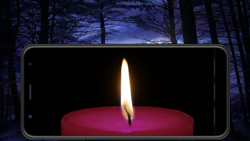 Night Light | Candle Fireplace - Image screenshot of android app