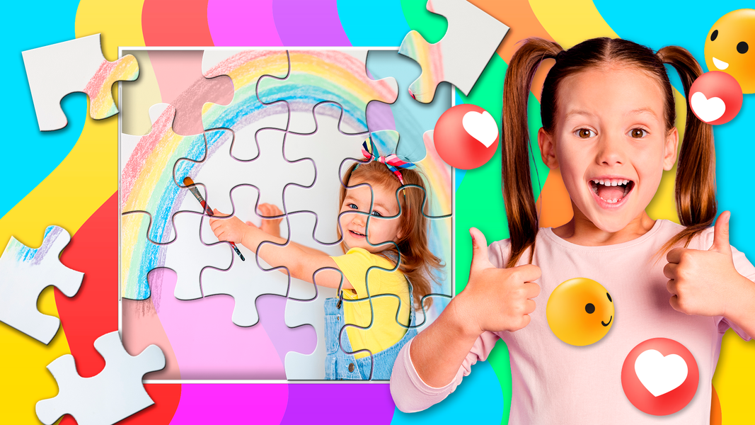 Kids Puzzles Offline Games - عکس بازی موبایلی اندروید