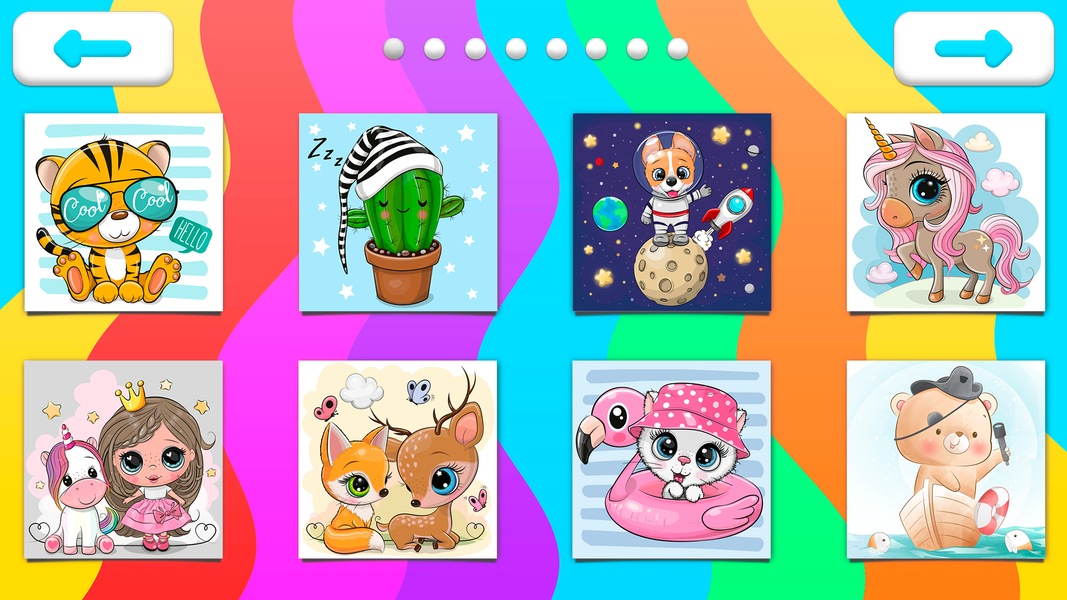 Kids Puzzles offline games - Gameplay image of android game