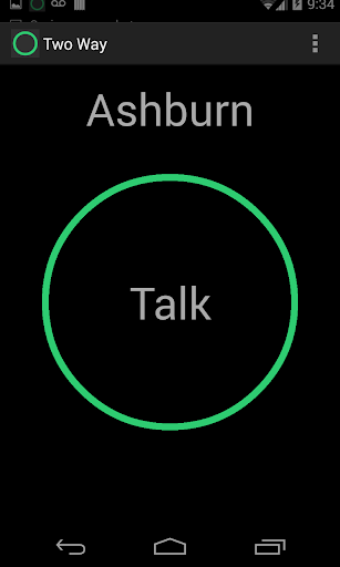 Two Way : Walkie Talkie - Image screenshot of android app