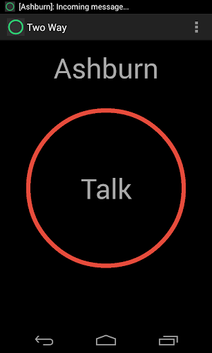 Two Way : Walkie Talkie - Image screenshot of android app