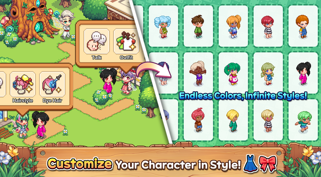 Viladia: Cozy Pixel Farm - عکس بازی موبایلی اندروید