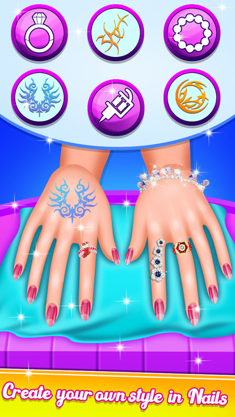 Amazing Nail Art Salon - Gameplay image of android game