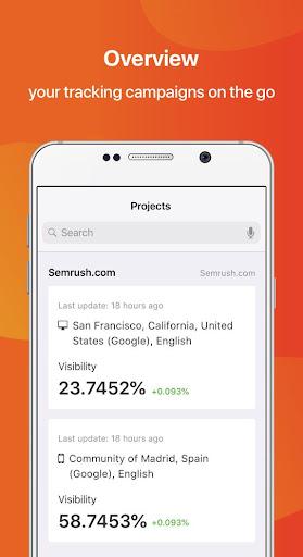 SEMrush - Image screenshot of android app