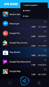 Bluetooth App Sender - Image screenshot of android app