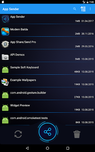 Bluetooth App Sender - Image screenshot of android app