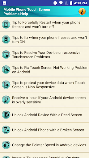 Mobile Phone Touch Screen Prob - عکس برنامه موبایلی اندروید