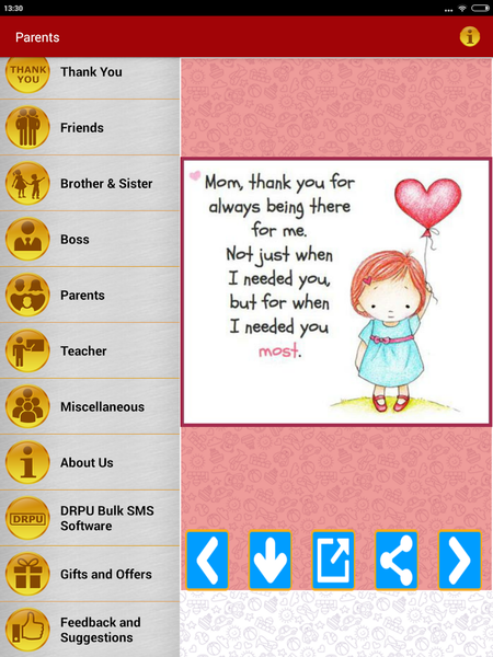 Thank You Greeting Card Images - عکس برنامه موبایلی اندروید