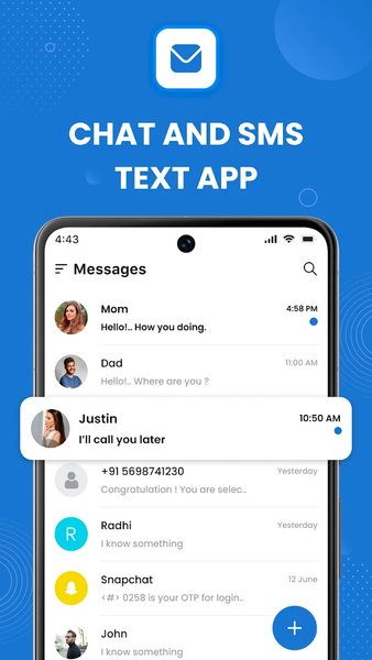 Messages - SMS, Text Message - Image screenshot of android app