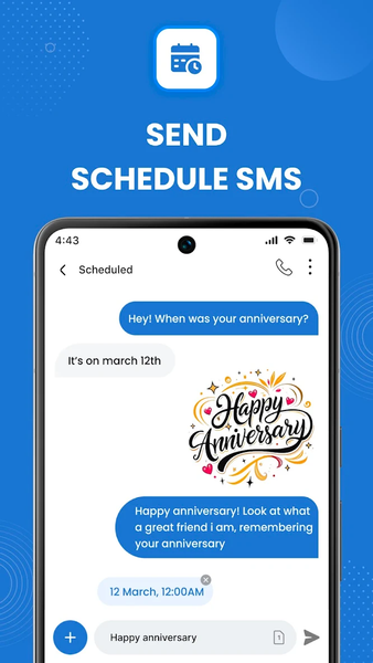 Messages - SMS, Text Message - عکس برنامه موبایلی اندروید