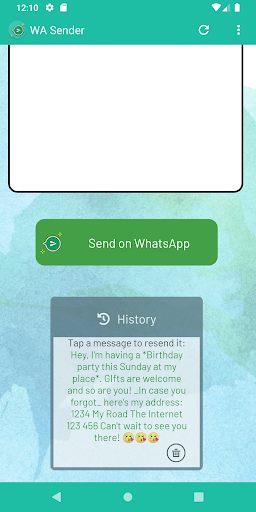 Send Message To Many Contacts - Image screenshot of android app
