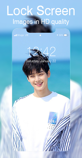 Cha Eun woo Lockscreen HD 4K - Image screenshot of android app