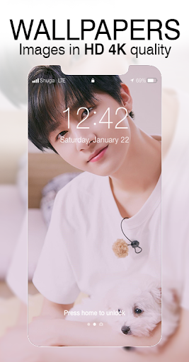 Suga Wallpaper Aesthetic - Image screenshot of android app